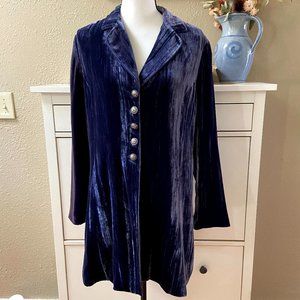 J. Jill crushed velvet coat